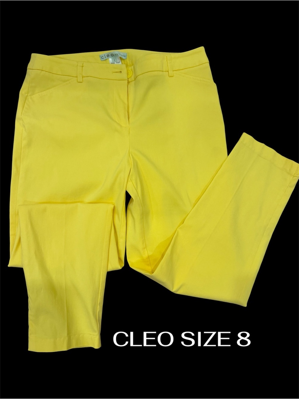 Cleo Yellow Pants Size 8
